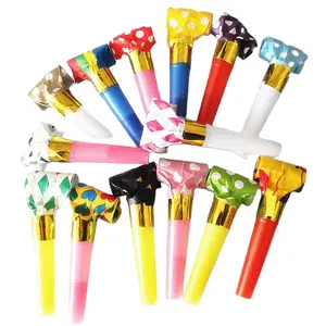 Colorful Gift Toys Horn Cheap Promotional Blower Plastic Party Blowout Whistle