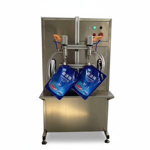 Relleno líquido Digital de pistón neumático para detergente para ropa, champú, máquina de llenado de alta eficiencia y alta precisión, bolsas, viales - Product Image 1