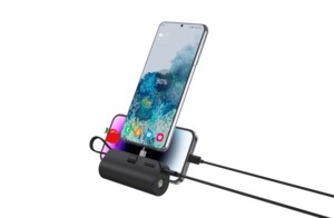 Batterie externe MP108 avec câble intégré 10000mAh, chargeur portable pour téléphone, voyage, urgence, charge rapide - Product Image 2