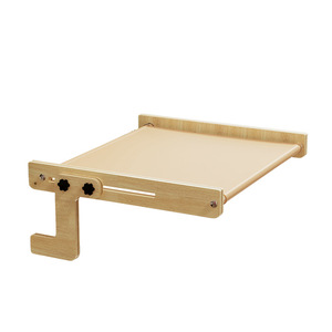 Cama Colgante para Gatos de Doble Capa con Marco de Madera, Parte Superior de Malla y Parte Inferior Rascable, Cama para Mascotas para Todas las Estaciones, para Uso en el Dormitorio - Product Image 5