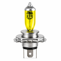 Vente directe d'usine, ampoules halogènes en verre de quartz à lumière dorée H4 12V 35/35W, ampoule de phare de voiture, lampe, vente en gros