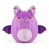 Nouveauté transfrontalière la plus vendue : Peluche chauve-souris réversible double face pour Halloween, en coton PP, 31cm-50cm, jouet festif, cadeau unisexe