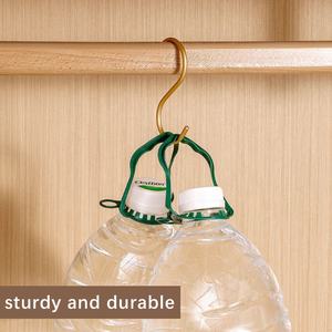 Double <span class=keywords><strong>crochet</strong></span> <span class=keywords><strong>métallique</strong></span> multifonctionnel <span class=keywords><strong>en</strong></span> alliage d'aluminium <span class=keywords><strong>de</strong></span> 5mm d'épaisseur <span class=keywords><strong>en</strong></span> <span class=keywords><strong>forme</strong></span> <span class=keywords><strong>de</strong></span> <span class=keywords><strong>S</strong></span> pour les vêtements pour accrocher les chapeaux, les chaussettes, les pantalons et les écharpes. - Product Image 4