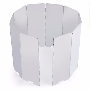 10 plaques <span class=keywords><strong>de</strong></span> protection pliables en aluminium pour cuisinière à <span class=keywords><strong>gaz</strong></span> <span class=keywords><strong>de</strong></span> <span class=keywords><strong>camping</strong></span> et pique-nique, pare-vent pour <span class=keywords><strong>camping</strong></span> en extérieur - Product Image 4