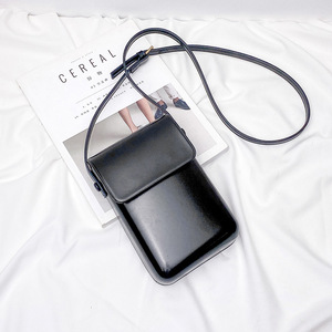 Vertical Korean-Japanese <b>Retro</b> Crossbody <b>Phone</b> Bag Unisex Neck Hanging Mini Bucket Bag City Minimalist Style - Product Image 6