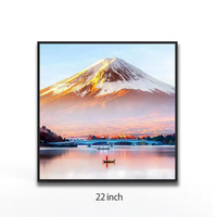 Zhsunyco - Pantalla Digital Cuadrada de 22 y 33.2 Pulgadas para Montaje en Pared, para Publicidad en Interiores y Aplicaciones de Texto
