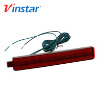 Vinstar Lentille rouge LED pare-chocs arrière LED réflecteur lumière répéteur latéral pour Cadillac pour CTS 2008-2013 pour CTS-V 2009-2014