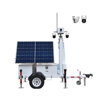 Caméra solaire mobile portable 435w avec 4 caméras PTZ pour les événements