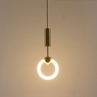 Lustre LED moderne d'intérieur pour la décoration de la maison suspension pour chambre chevet salon salle à manger