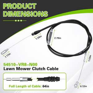 <span class=keywords><strong>Courroie</strong></span> de tracteur pour HRN216, 54510-VR8-N00, compatible avec les modèles HRN216 VKA VKAA VLA VLAA - Marque Yong Shengda - Product Image 2