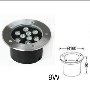 Lumière LED extérieure étanche IP67 1W, garantie d'un an, encastrée en acier inoxydable et aluminium, 360LM 2700K, pour patio, jardin, encastrée au sol - Product Image 3