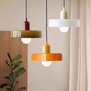 Nordic Pendant Light Led E26 Single Head Round Home Lighting For Living Room Bar Bedroom - Product Image 1