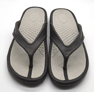 Wholesales Unisex Eva Injection Clogs Two Tone Soft Eva <strong>Flip</strong> <strong>Flops</strong> - Product Image 2