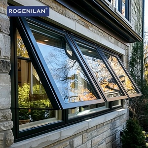<span class=keywords><strong>Ventanas</strong></span> de Aluminio con Toldo Rogenilan para Terraza, Resistentes a Huracanes en Miami, con Doble Acristalamiento - Product Image 1