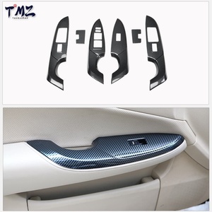 Комплект из 22 накладок из черного карбона для интерьера Toyota Crown 13-го поколения (2010-2014), полный набор декоративных наклеек, для праворульных автомобилей - Product Image 2