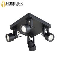 Boîtier de spot LED GU10 moderne à montage en surface, très vendu, pour éclairage intérieur de maison et de bureau