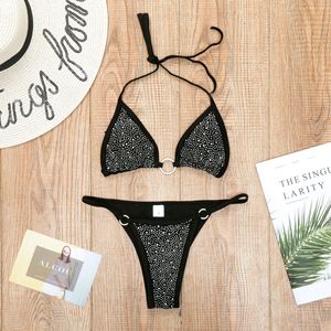 5% de Descuento en Bikini Sexy con Lentejuelas y Diamantes para Mujer, Traje de Baño Nuevo con Push-Up y Relleno, Conjunto de Bikini con Tanga, Traje de Baño para <span class=keywords><strong>Playa</strong></span> de Verano - Product Image 5