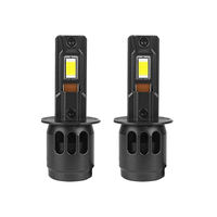Ampoule de phare LED homologuée Emark 12V 24V Plug and Play H1 H3, phare antibrouillard LED, accessoires automobiles pour voiture, camion, moto