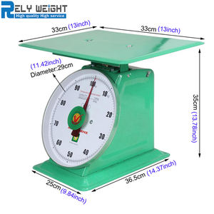 50kg 60kg 100kg 150kg Vietnam-Qualität Große Anzeige Manuelle Langlebige Voll-Eisen Mechanische Waage Plattform-Federwaage - Product Image 5