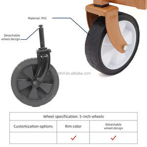 Carrito Plegable Resistente y Duradero con Ruedas Desmontables para Jardín, Camping y Parque - Product Image 2