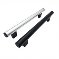 Poignées de meuble XUKUN LS415, noires, carrées, en forme de T, pour escalier, commode, armoire, tiroir, robustes, CNC
