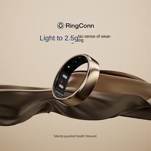 Умное кольцо RingConn Gen 2 с управлением через приложение, IP68, мониторинг сердечного ритма и уровня кислорода в крови, отслеживание сна и менструального цикла, 10 дней автономной работы, красное - Product Image 5