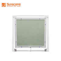 Panneau d'accès en aluminium pour plafond en aluminium/gypse