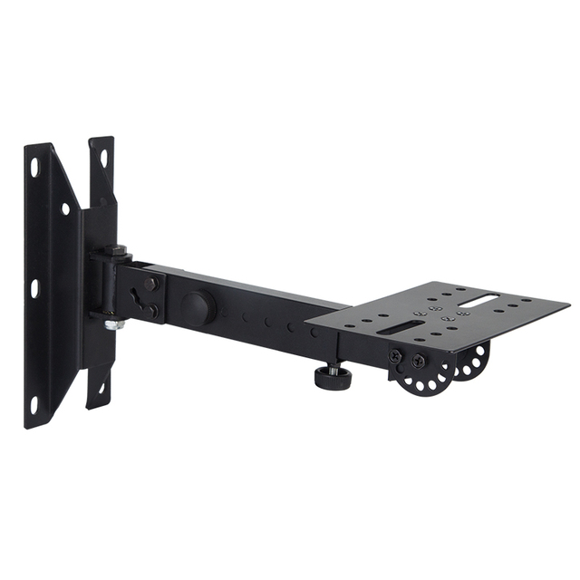 WB588 Yinyu Heavy Duty Steel Speaker Bracket with 180° Swivel & 30° Tilt Universal PA Monitor Mount