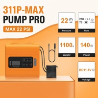 Pompe à air haute pression portable OEM ODM pour véhicule, gonflage et dégonflage, pour flotteurs gonflables d'extérieur