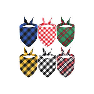 بيع بالجملة عيد الميلاد الحيوانات الأليفة باندانا منقوشة نمط طوق مثلث وشاح الحيوانات الأليفة صياد عيد الميلاد - Product Image 4