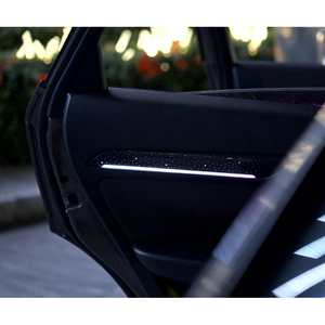 64 Colors Carbon Starry Sky Ambient Light for Audi Q3 2019-2026 Screen Control Interior <b>LED</b> Lighting Upgrade Kit - Product Image 6