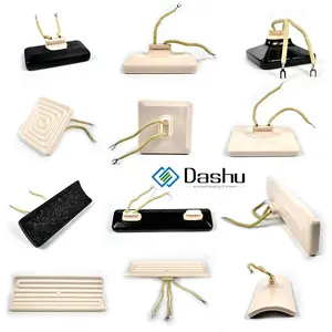 DaShu Hollow Arc Flat 60*60mm Electric Radiant Ceramic Infrared Heater 300W Heating Element Plate for Sauna