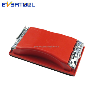 EVERTOOL Bloc de ponçage abrasif poli avec poignée, support de papier abrasif <span class=keywords><strong>pour</strong></span> <span class=keywords><strong>ponceuse</strong></span> manuelle murale, outil <span class=keywords><strong>pour</strong></span> le bois et les verres - Product Image 2