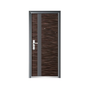 Porte en acier antivol Sofia, gris foncé, ouverture à battant, moulures durables, porte complète - Product Image 4