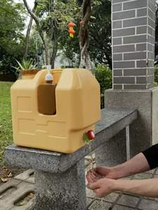 Seau d'eau en plastique de 20 l, portable, avec robinet, pour voiture de plein air, <span class=keywords><strong>camping</strong></span>, meilleures ventes - Product Image 5