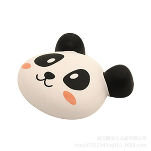 Autocollant pour écouteurs Panda en mousse PU à rebond lent, jouet décoratif de dessin animé pour la maison, cadeau - Product Image 4