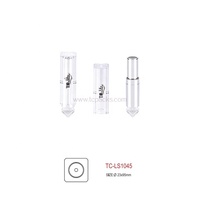 Tube cosmétique vide personnalisé avec logo, emballage carré en plastique pour rouge à lèvres, matériaux recyclés, OEM/ODM