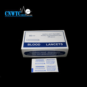 일회용 멸균 의료 플레이크 트위스트 타입 스테인레스 스틸 혈액 란셋 - Product Image 4