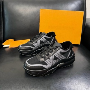 Chaussures de sport de luxe de haute qualité, style designer, avec panneaux en mesh, semelle épaisse, respirantes, pour couples - Product Image 6