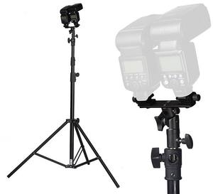 Double support Flash Speedlite avec support de parapluie pour <span class=keywords><strong>caméscope</strong></span> vidéo - Product Image 6