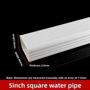 Vente Flash : <span class=keywords><strong>Gouttière</strong></span> en plastique / Collecteur d'eau de pluie en <span class=keywords><strong>PVC</strong></span> / Tuyau de descente en plastique - Product Image 5