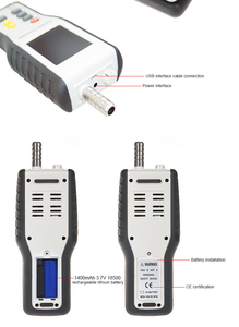 เครื่องวัดอนุภาคแบบมือถือ HT-9600 ระดับมืออาชีพ เครื่องตรวจจับ PM2.5 ความไวสูง เครื่องตรวจสอบคุณภาพอากาศสำหรับตรวจจับฝุ่นรั่วไหล รุ่น H - Product Image 3