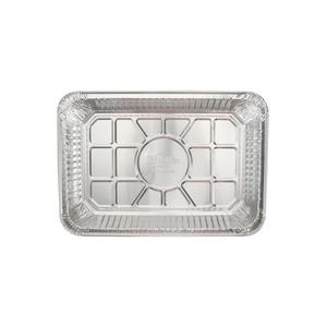 Disposable Aluminum Foil <b>BBQ</b> Drip <b>Tray</b> Rectangle 6415 Picnic Use Silver Color - Product Image 1