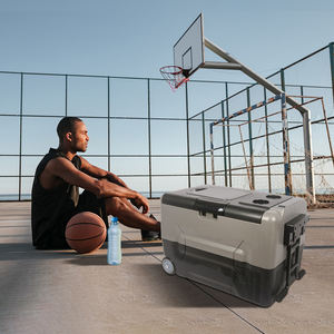 Réfrigérateur de voiture portable 55L à refroidissement rapide pour extérieur, facile à transporter, 12V, pour le camping - Product Image 6