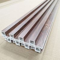 Panel Dinding WPC Tahan Air, Dekoratif Berbahan Kayu, Model Beralur untuk Interior dan Eksterior Rumah, Hotel, Vila