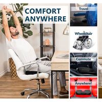 Fabrication approvisionnement OEM ODM soulagement de la pression coussin de siège maux de dos orthopédique cou oreiller voiture coussin de siège siège en mousse