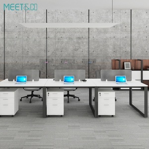 Modern Office Furniture Desk Workstation Open Space 2 4 6 Person Seater Office <b>Work</b> <b>Station</b> - Product Image 1