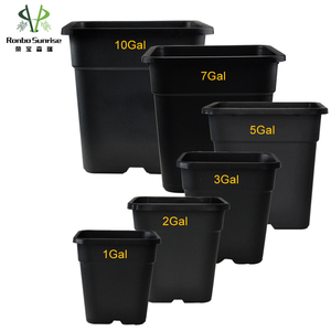 Ronbo Sunrise Grandes jardinières rectangulaires 1-25 Gal Pots de fleurs et fournitures pour plantes d'extérieur en gros bon marché - Product Image 6