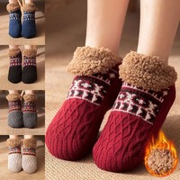Nouvelles pantoufles moelleuses antidérapantes pour sols en bois dur, chaussures d'intérieur confortables en peluche avec semelle antidérapante, lavables en machine, pour femmes et hommes