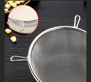 <span class=keywords><strong>Passoire</strong></span> en acier inoxydable 304 écologique à mailles fines pour la filtration du lait de soja, du jus et de l'huile, compatible lave-vaisselle - Product Image 2